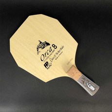 【雙兵桌球】 Pro Pro 桌球拍 ORCA 8 虎鯨 ALC 八角拍 RL 台灣式細柄, 1個, 75 +/- 1g