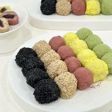 팥앙금 오색경단 국내산 찹쌀 3kg 150알 냉동 경단 떡 맛집 아침식사대용 돌떡 행사떡, 1박스