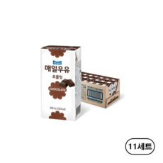 매일우유 초콜릿 200ml 멸균팩, 264개