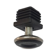 엠파이어 사각파이프 가구발 높이조절발 세트 1개, 30mmX발30 높이조절발 세트