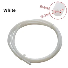 J헤드 핫 엔드 V5 V6 용 1/2/4M 보우 덴 압출기 PTFE 튜브 Ender 3 프린터 부품 1.75mm 필라멘트 ID 2mm OD, 03 1M White 2x4mm