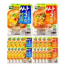 백제 쌀국수 멸치맛 10개 + 김치맛 10개, 92g, 20개