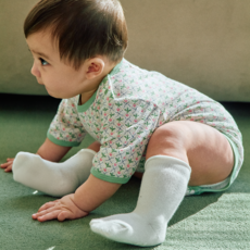 오우아스튜디오 사계절 프루티 메쉬 7부 아기 바디수트