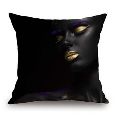 장식용 쿠션 커버 고양이 베개 커버 귀여운 꼬리 장식 베개 커버 소파 소파 의자 침대용 고양이 테마 선물 쿠션 커버 45.7 x 45.7cm(18 x 18인치), Tss08