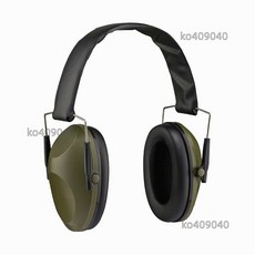 戶外競技射擊俱樂部防噪音靜音戰術耳罩，打靶降噪隔音頭戴式耳機，降噪耳塞防噪音防吵，安靜好用方便, 全黑（升級款）,降噪耳罩, 1個
