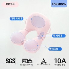 퀀텀상점 카시트머리보호대 카시트머리지지대, 1개, 체리 블라썸 P3 6-12세 27-31cm