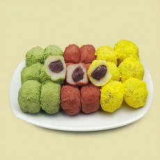 [찰진한상자] 삼색경단 찹쌀떡 모찌 (20g 150알 3kg) 식사대용떡 간식떡 답례떡 행사떡, 2박스, 3kg