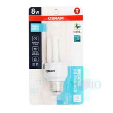 오슬람 삼파장램프 EFTR E26 8W 주광색, 1개