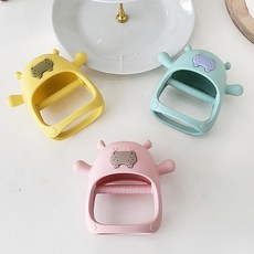 톨스토이 실리콘 하마 치발기 아기 신생아 손목치발기, 1개
