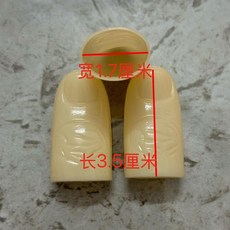 仿真手指套 硅膠加厚耐磨防滑保護, 1個, 硅膠加厚耐磨小號S碼1只