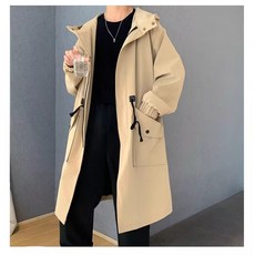 남성자켓 루즈핏 후드코트 트렌치코트 바람막이 점퍼 롱코트 JDK26010257 44