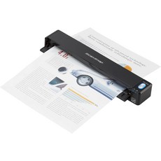 Mac 또는 PC용 스캔스냅 iX100 무선 모바일 휴대용 스캐너 블랙