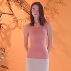 앤 왁스 여성 보정 나시 배쏙티 데일리 면 민소매티 (노캡) 에디션