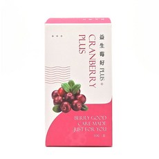 益生莓好蔓越莓PLUS益生菌膠囊90粒，女性私密護理，北美蔓越莓萃取，日本專利乳酸菌, 1個, 90顆