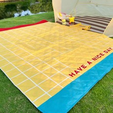 휴대용 캠핑 매트 방수 방습 해변 야외 잔디 시트 쿠션 그라운드 패드 스프링 투어, 7. [140*150cm는 2~3인에게 적합합니다.]