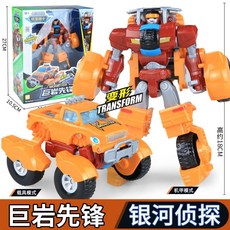 台灣熱賣 托寶戰士銀河偵探音速雷霆變形玩具汽車金剛脫保拖寶托班兄弟, 越野車【巨巖先鋒】, 1個