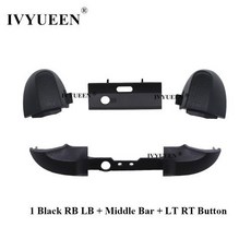 IVYUEEN XBox 시리즈 X S 컨트롤러용 RB LB 범퍼 RT LT 트리거 버튼 모드 키트 미들 바 홀더 교체 수리 부품, Pack G, 1개, 7) Pack G