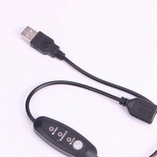 USB 5V-12V 온도 조절기 히터 3단 가능 24W