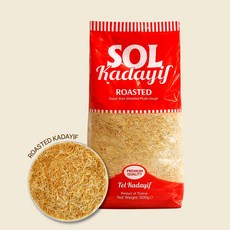 [500g] 쏠 볶은 카다이프 터키 정식수입 두쫀쿠 두바이 쫀득쿠키 초콜릿 케이크 퀴네페 와플 붕어빵, 1개, 500g