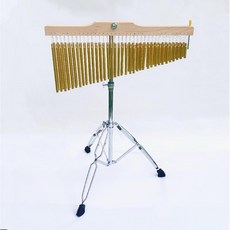 핸드 심벌즈 드럼심벌 컴패니언 젬베 사운드 세트 36사운드튜브+전기도금, 72음윈드차임+전기도금, 1개