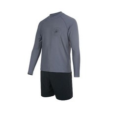 수영복남성 썬 래쉬가드 상하세트 그레이 RNMS2E921DG_CA