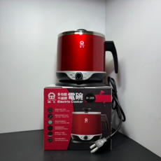 晶工多功能不鏽鋼電碗[2L]JK-209 安全耐用 一鍵啟動 輕鬆享受烹飪樂趣, 1個