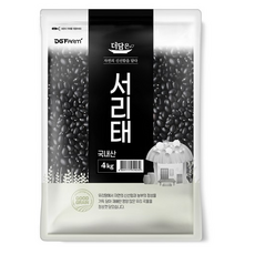 더담은 서리태, 4kg, 1개