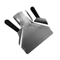 감자튀김 스쿱 튀김삽 포장 팝콘 업소용 튀김 스테인리스, Bla Double Handle