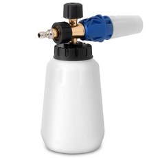 세차용 고압 폼 캐논 스노우 랜스 조절 가능한 두꺼운 폼 1.2mm 오리피스 넓은 입구 병 1/4 퀵 커넥터112457, 세차용 고압 폼 캐논, 스노우 랜스, 조절 가능한 두꺼