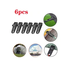 플린트 야외 강력한 헤비 듀티 분리형 텐트 캐노피 Carabiner 클립 걸이 캠핑 도구 액세서리