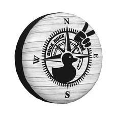 어드벤처 마운틴 컴퍼스 덕 오프로드 타이어 커버 4WD 4x4 SUV 캠핑 야외 여행용 스페어 휠 보호대, 04 15 inch, 11 5