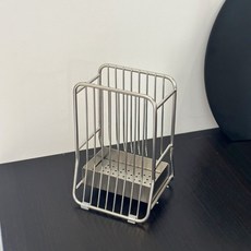 淨適 304不鏽鋼筷子筒 廚房餐具瀝水架, 1個, 單格瀝水筷筒, 單格瀝水筷筒