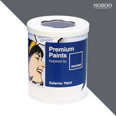 노루페인트 팬톤 외부용 실외 저광 페인트, 18-0201 Castlerock, 1L, 1개