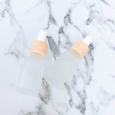 藍十字 霧面玻璃滴管瓶, 1個, (空瓶)木紋滴瓶15ml