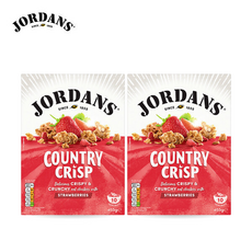 조단스 크리스피 그래놀라 딸기 곡물 시리얼, 450g, 2박스