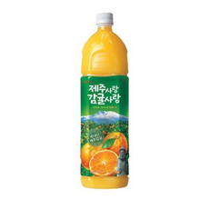 롯데 제주사랑 감귤사랑 쥬스, 1.5L, 5개
