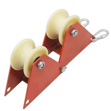 로프가이드 코너풀리 로프코너카드 고소작업풀리 산업용코너가이드 벽면로프롤러 로프롤러 외벽작업가이드, 6. 서스펜션 로프 16mm 10m 이중 후크