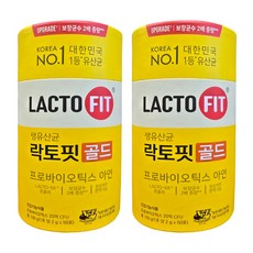 종근당건강 락토핏 생유산균 골드, 100g, 2개