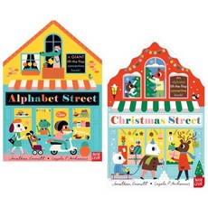 Alphabet Street + Christmas Street (共2本硬頁書)/Jonathan Emmett, 詳見詳細資訊