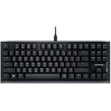 CHERRY 機械式有線無數字鍵盤, 黑色, MX 1.1 TKL (紅軸), 紅軸