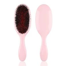 살롱 멧돼지 강모 머리 확장 브러시 미용 Detangling 빗 두피 마사지 정전기 방지, 01 빠른  Mainland, 1개