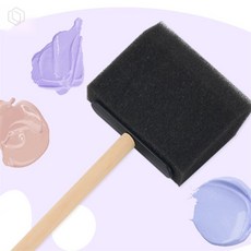 [오늘의택] 스폰지 붓 7.5cm 미술 페인팅 메이크업용 메이크업스폰지 스폰지메이크업