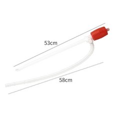 手動虹吸抽酒器 食品級家用自吸水轉水器, 抽酒器紅色1個, 1個