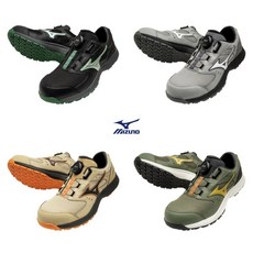 미즈노 올마이티 다이얼 현장 로우컷 작업 안전화 LSIII 53L BOA F1GA2602