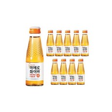미에로 화이바 10병/음료/주스/사무실/세트/선물/음료수/꼬마/병음료/병쥬스/선물용/유리/쥬스/후식/병문안, 350ml