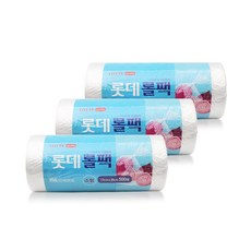 롯데 이라이프 롤백 17cm x 25cm, 500개, 3개