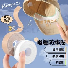 帽子防臟內貼 帽沿衣領吸汗貼 帽簷貼 防臟透氣隱形貼 拋棄式腋下防汗貼