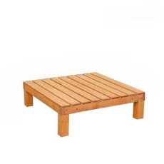 컴팩트 평상 실외 실내 정원 원목 조립 옥상 방부목 모듈 데크 야외 90x90x20cm, A. 90x90x20cm