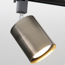 (올핀) 원통 라인 레일등 조명 기구 빈티지 실버 광수