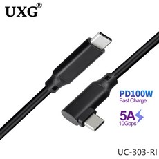 3M 5M 10Gbps Gen2 Type-C USB 3.1 남성-USB-C 여성 확장 데이터 100W VR Mac/ Switch/Phone 용 충전 케이블 연장 코드, 09 UC303RIBK_06 5M, 09 UC-303-RI-BK_06 5M